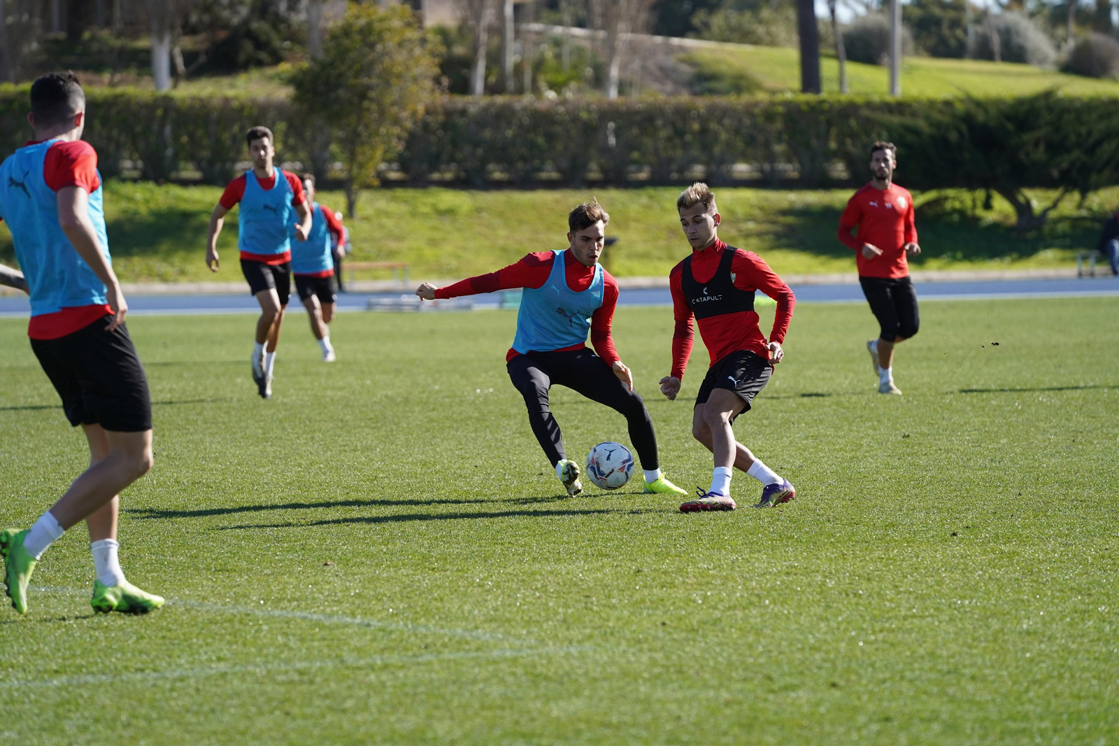 Entrenamiento del Almería, jueves 21