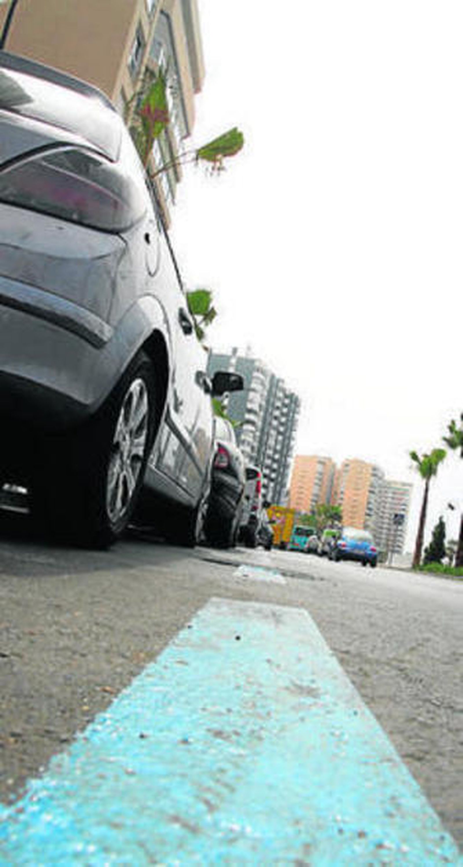 Aparcamientos en La Malagueta.