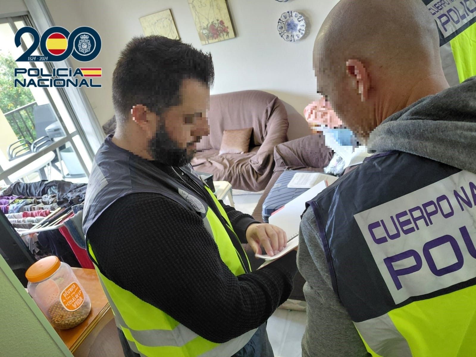 Investigadores de la Policía Nacional.