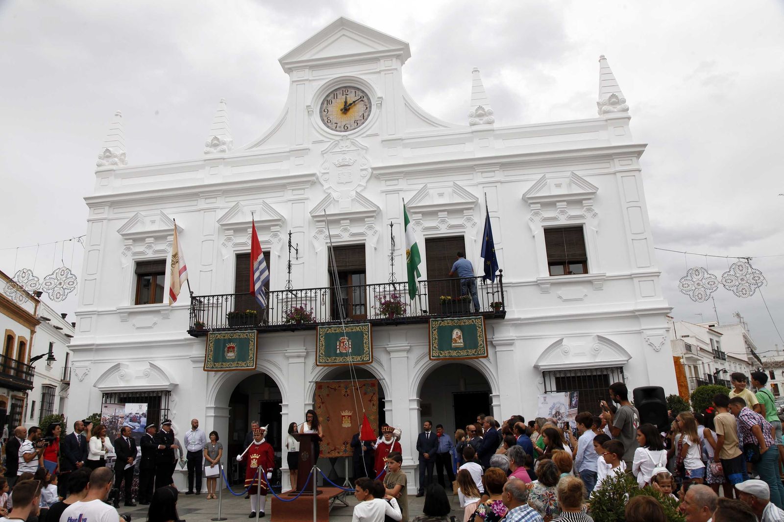 La inauguración de la Feria de Octubre de Cartaya