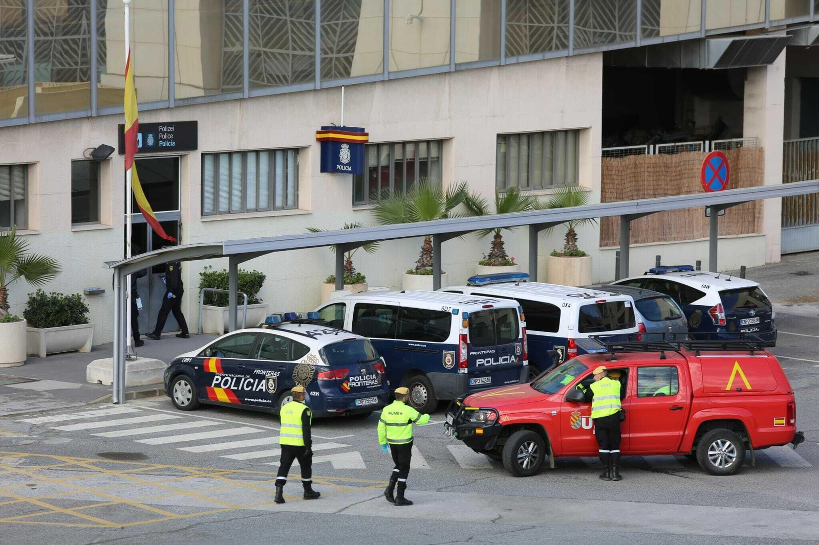 Las fotos del Ejército desplegado en Málaga