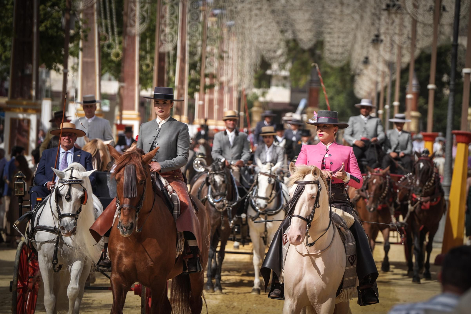 Paseo de caballos en la anterior edición de esta fiesta