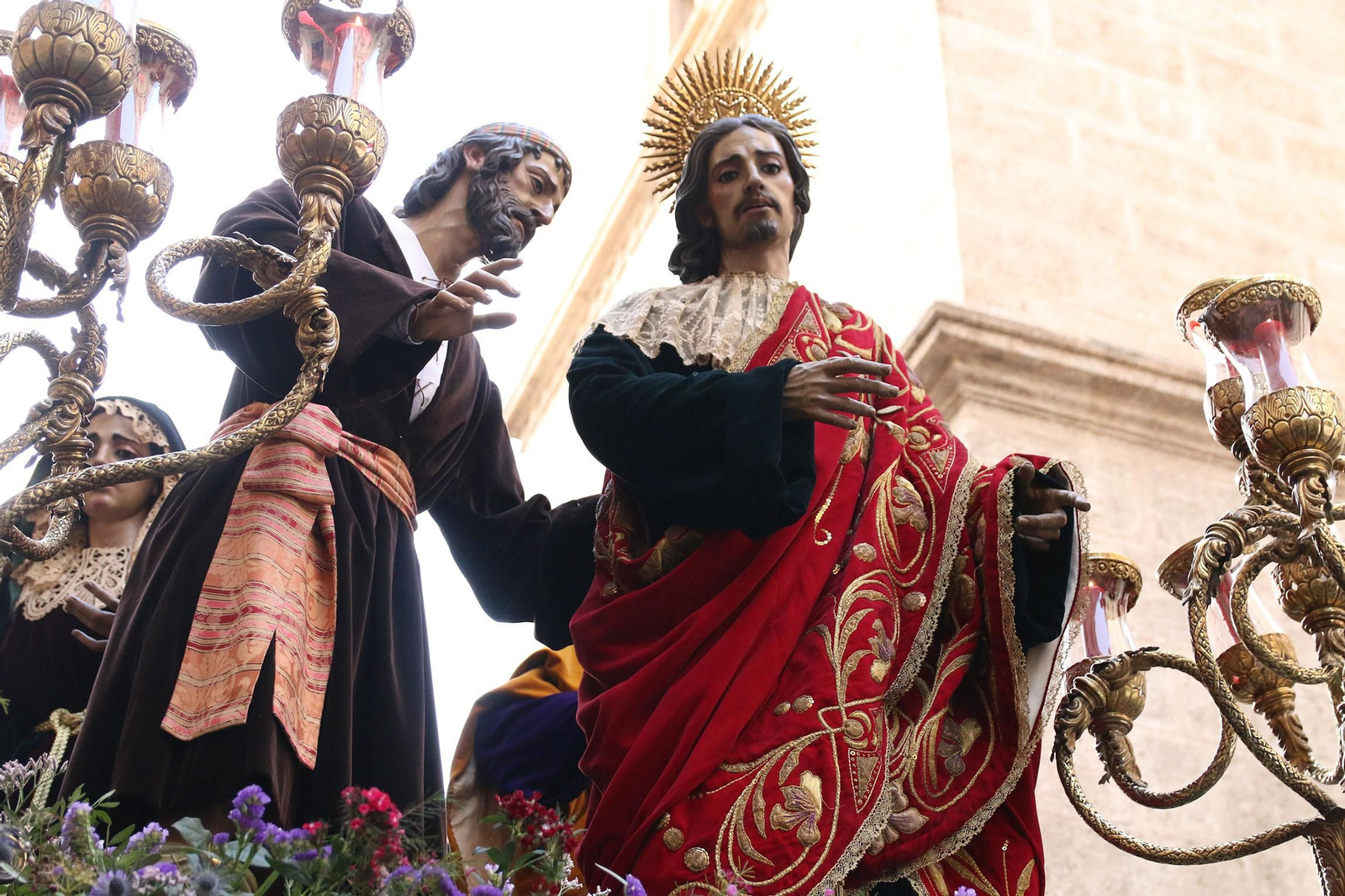La procesión de Soledad de Almería, en imágenes