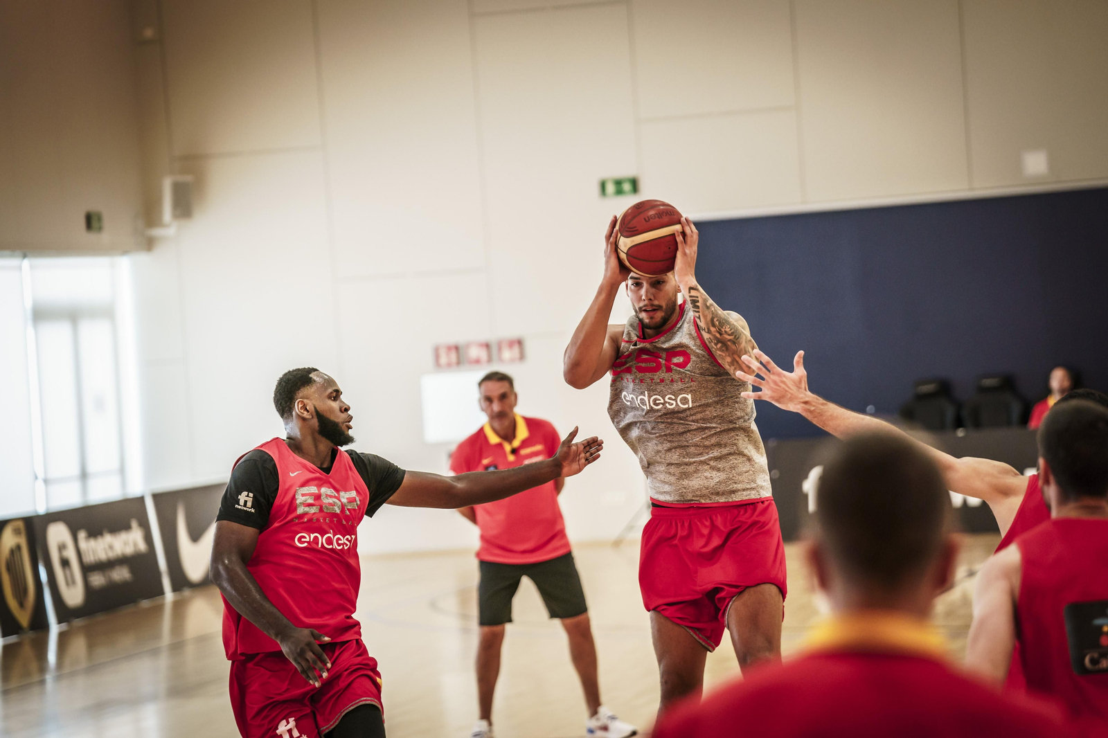 Sesión de la selección española en The Embassy