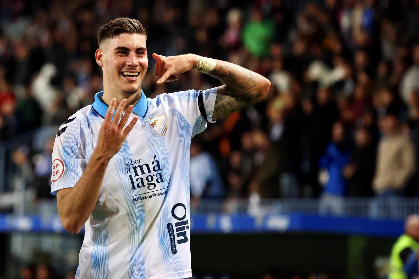 Roberto, su paso por el Málaga CF en fotos