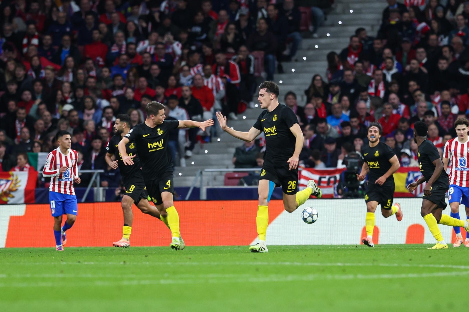 Las imágenes del Atlético de Madrid-Unión Saint-Gilloise