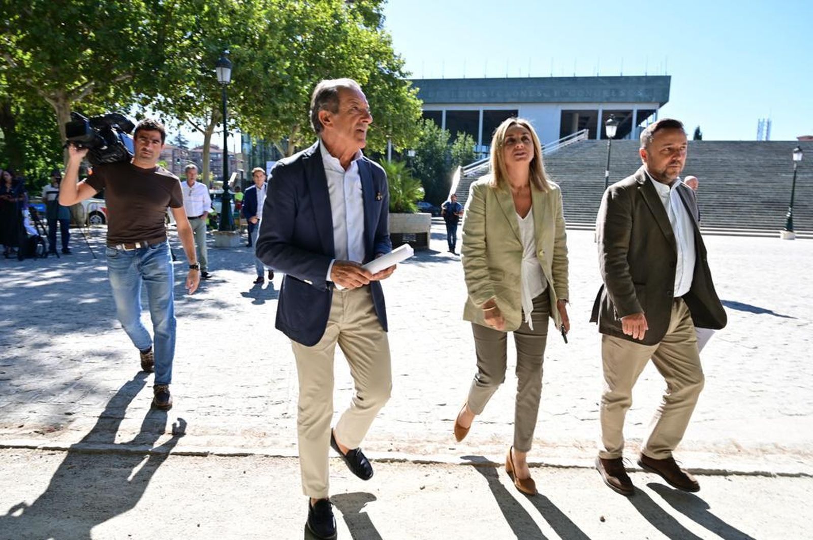 Carazo, esta mañana en una visita al Palacio de Congresos.