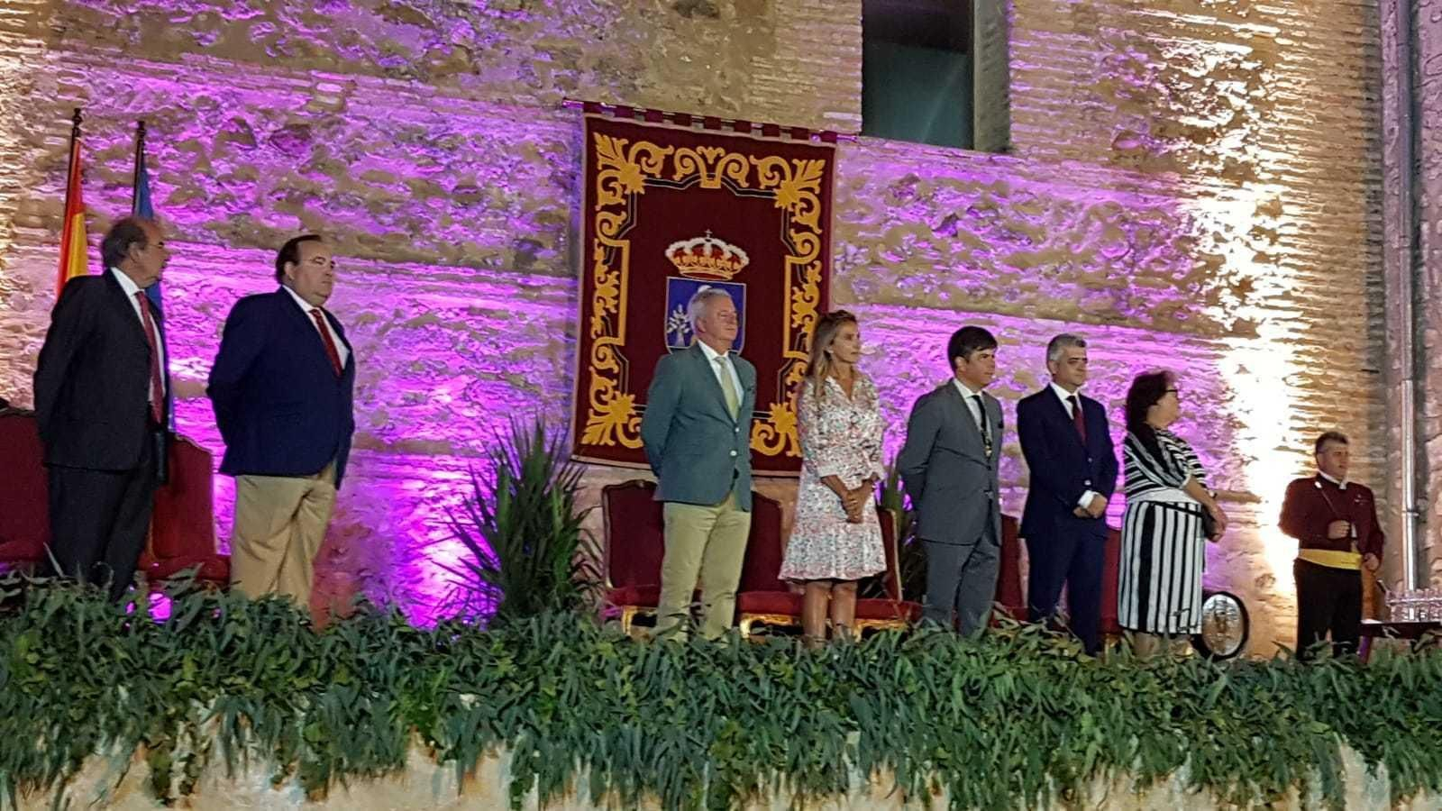 Acto institucional, ayer por la noche, en el Castillo del Gran Capitán.