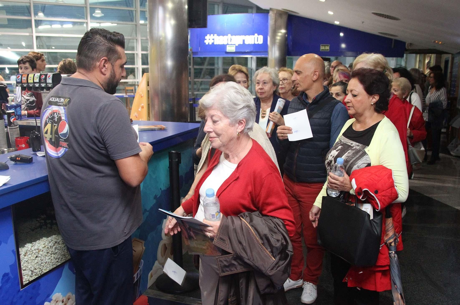 Imágenes de la proyección de la película Bernarda en CineBox Aqualon