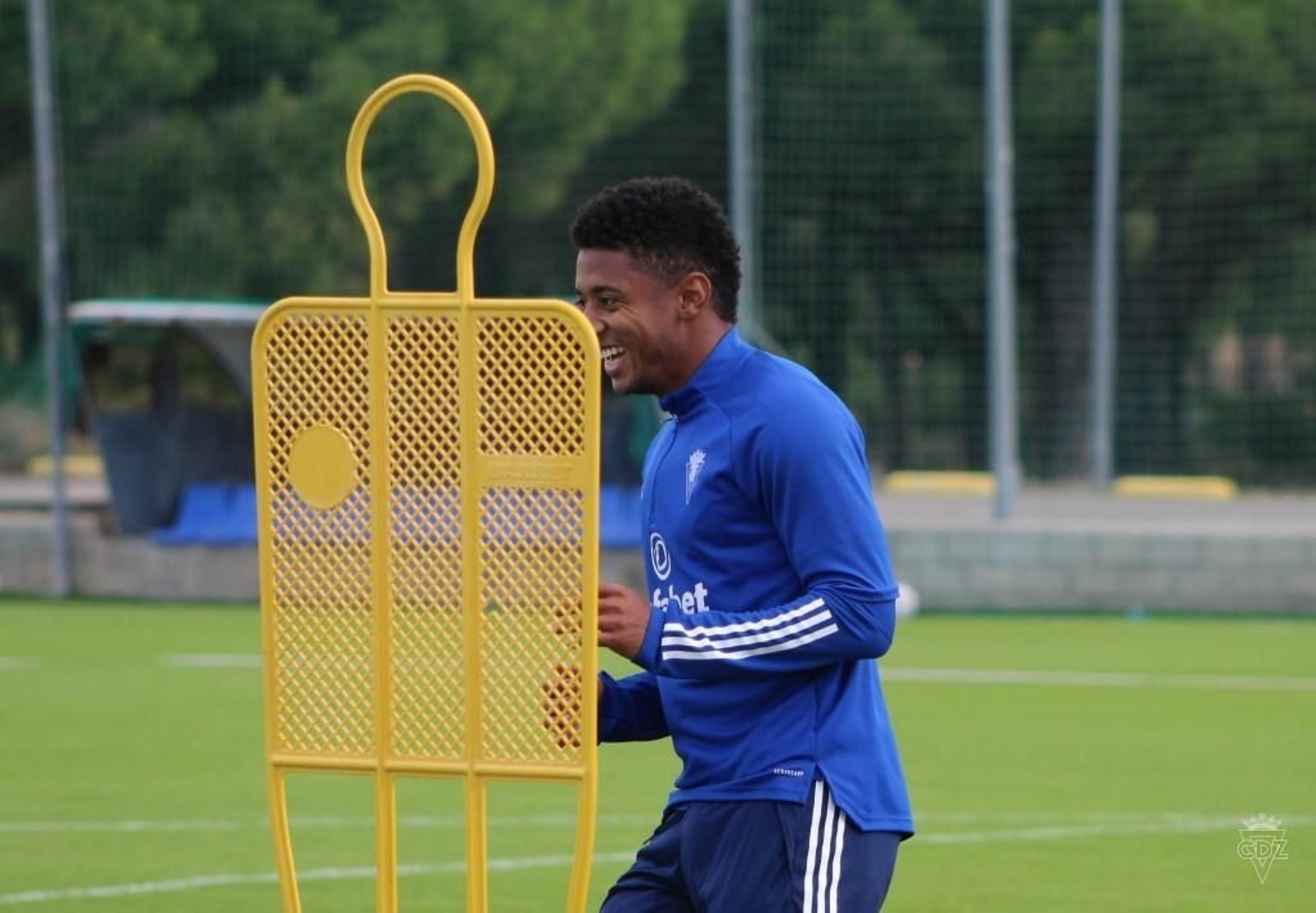 Choco Lozano en un entrenamiento.