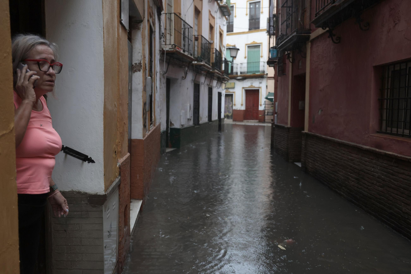 El centro de Sevilla anegado, todas las fotos.