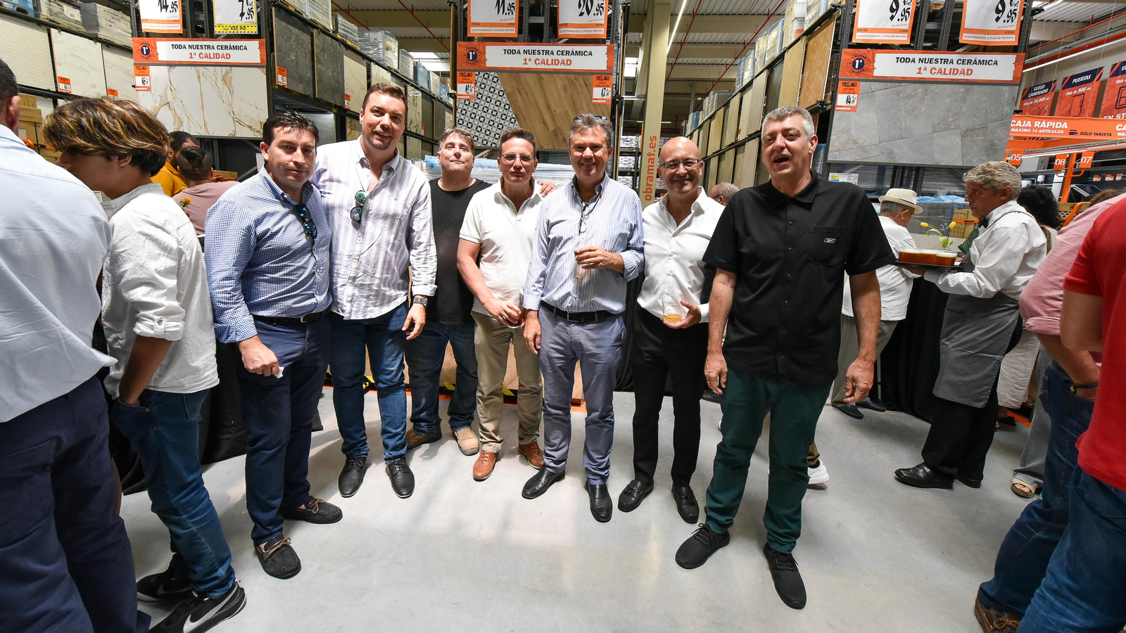 Las fotos de la inauguración de Obramat en Palmones