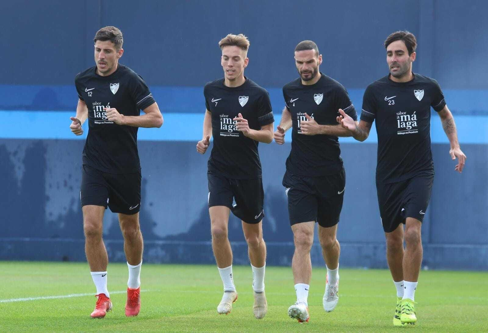 Las fotos del entrenamiento del Málaga