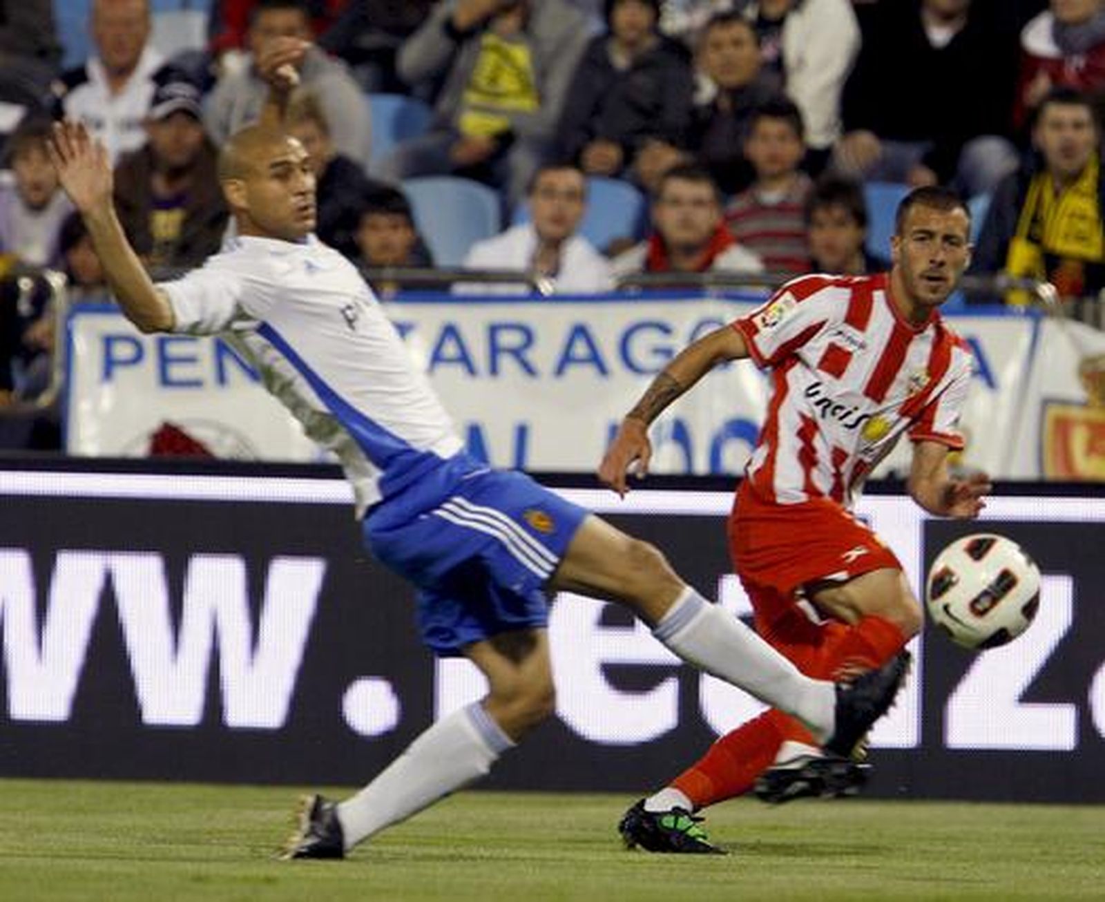Los de Oltra, más colistas tras perder un crucial encuentro ante el Zaragoza.

Foto: Javier Cebollada/ EFE
