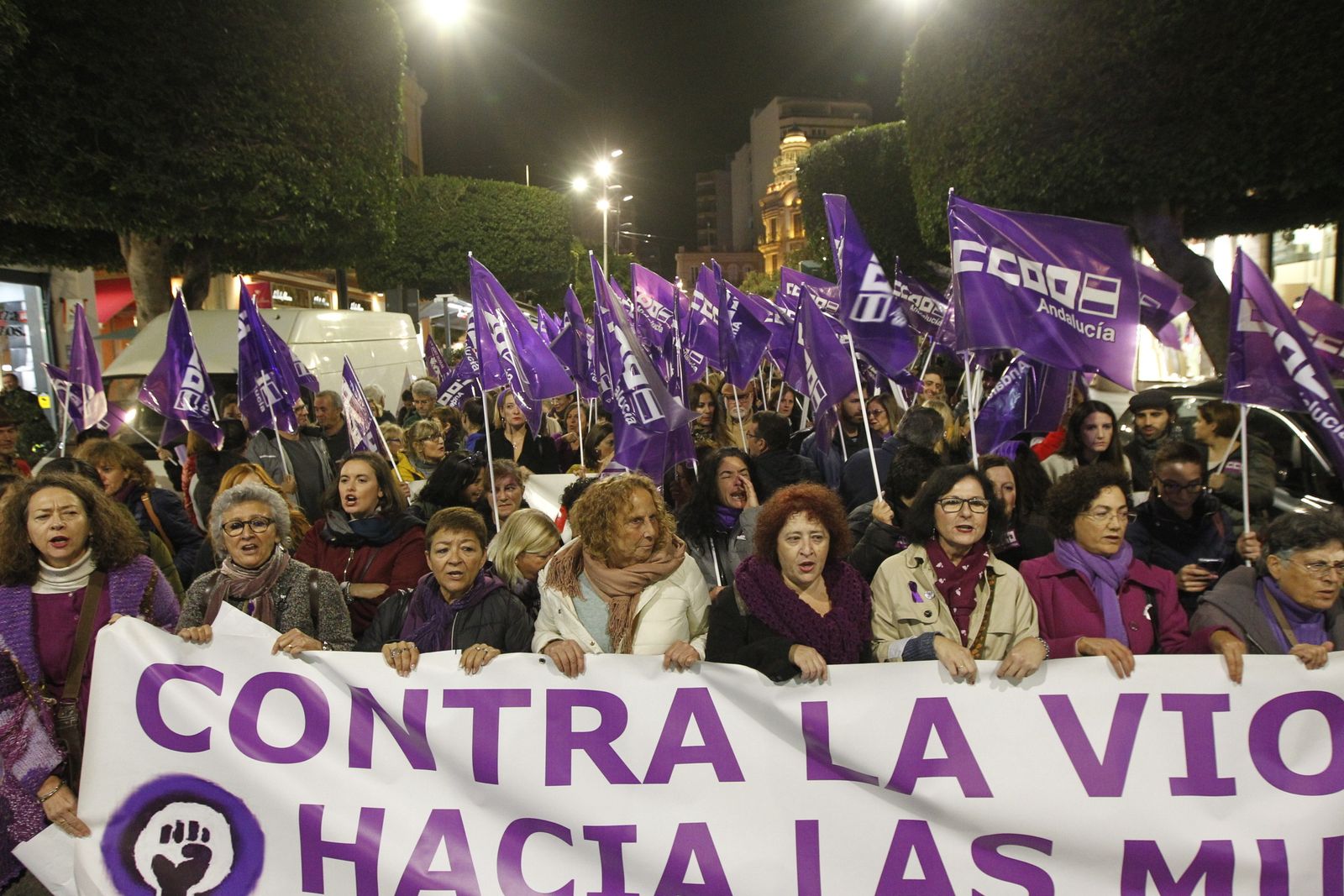 Manifestación Día Mundial contra la Violencia de Género. Almería