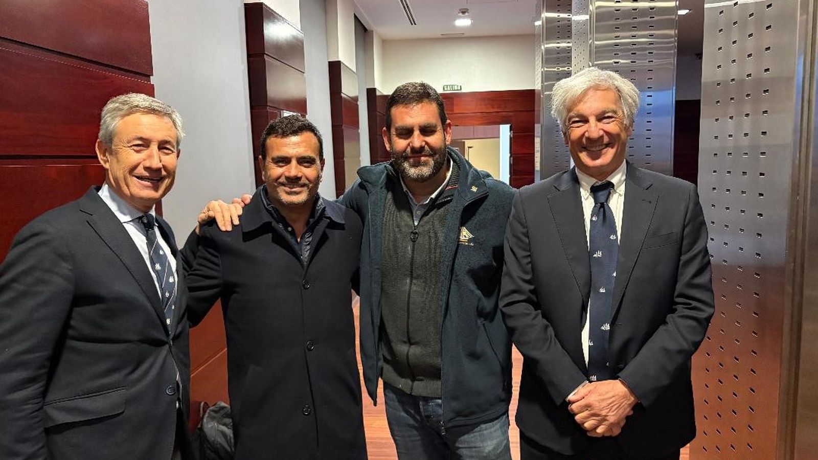 Juan Manuel Pérez Dorao, Nono Copano y Ricardo García-Devesa.