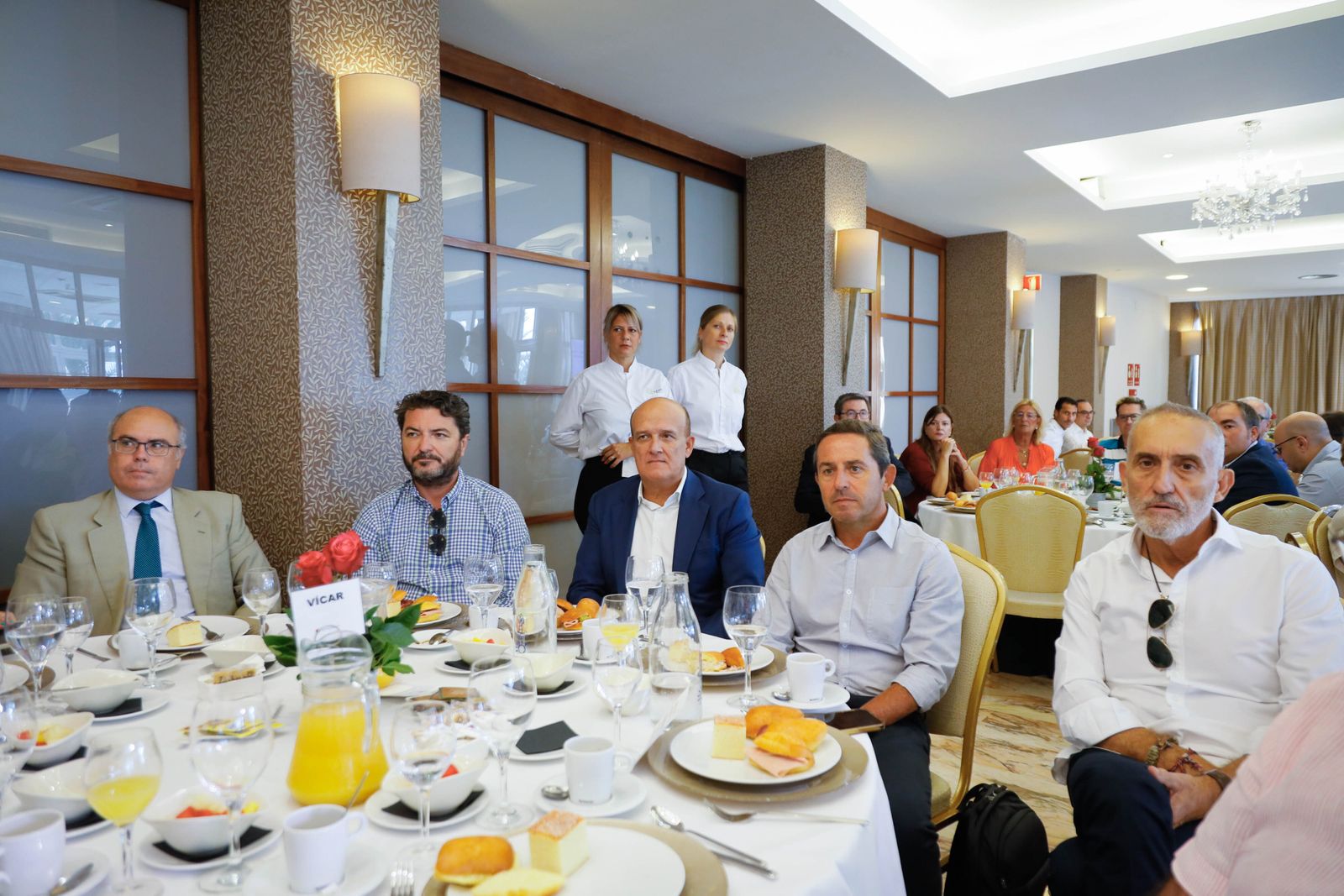 Imágenes del desayuno coloquio de Diario de Almería, con Jesús Barranco, CEO de La Unión