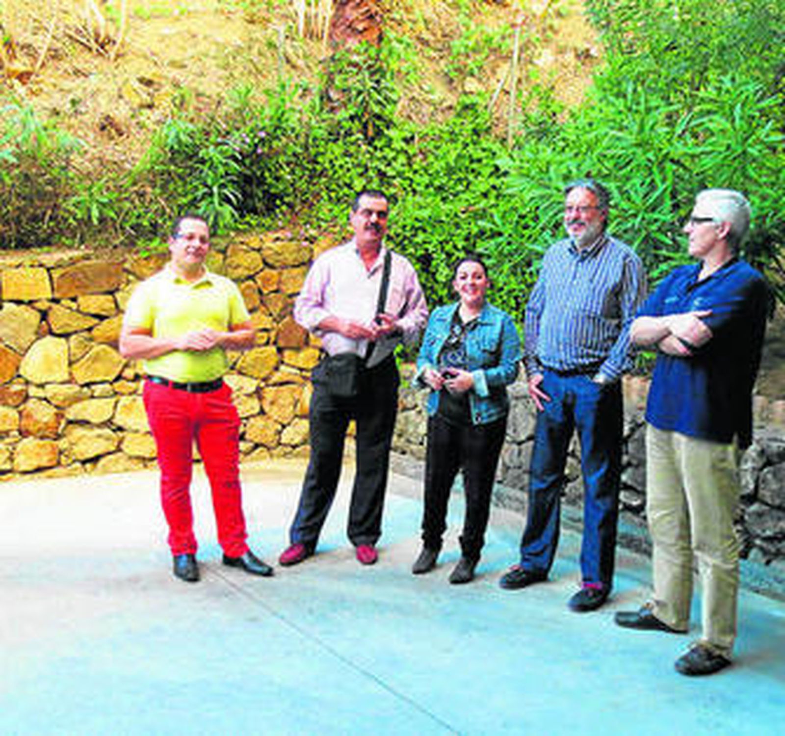 Visita de los delegados municipales a San Bernabé.