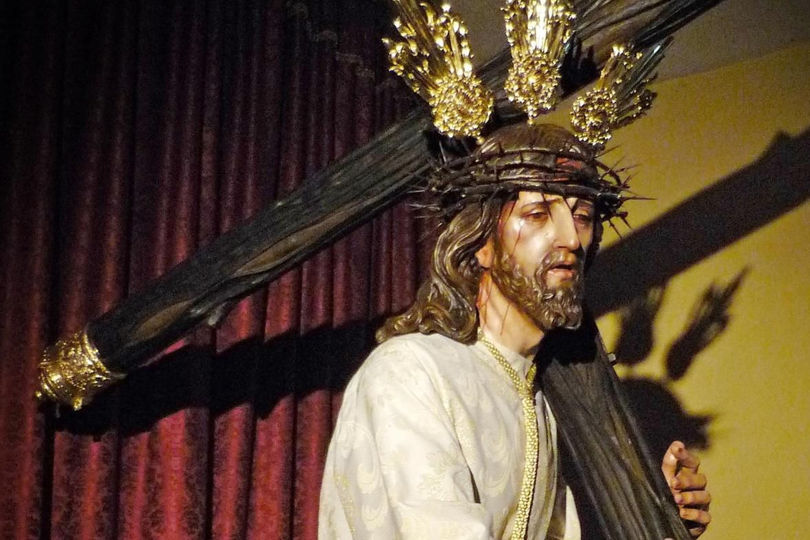 El Señor de la Salud, obra de Aguado, que se venera en San Rafael.