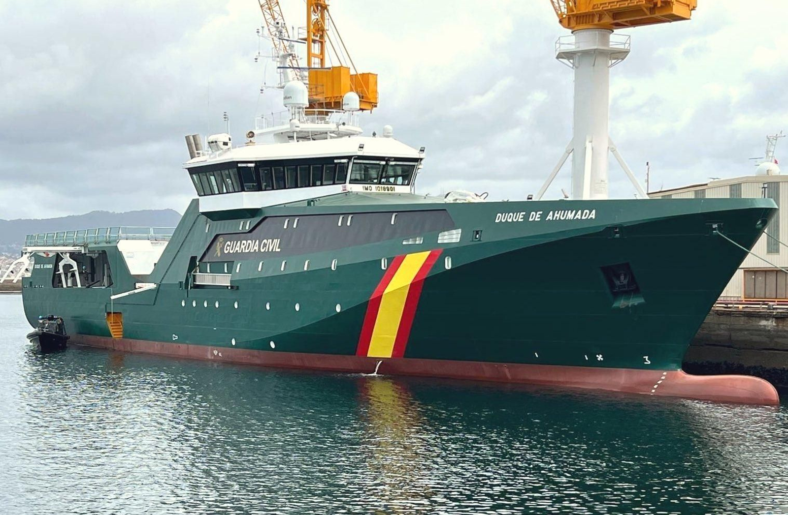El Buque océanico de la Guardia Civil 'Duque de Ahumada'