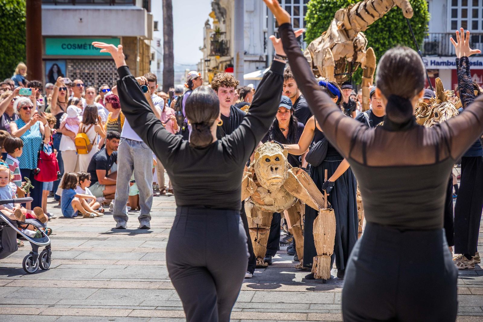 Las imágenes de 'La estampida' en San Fernando