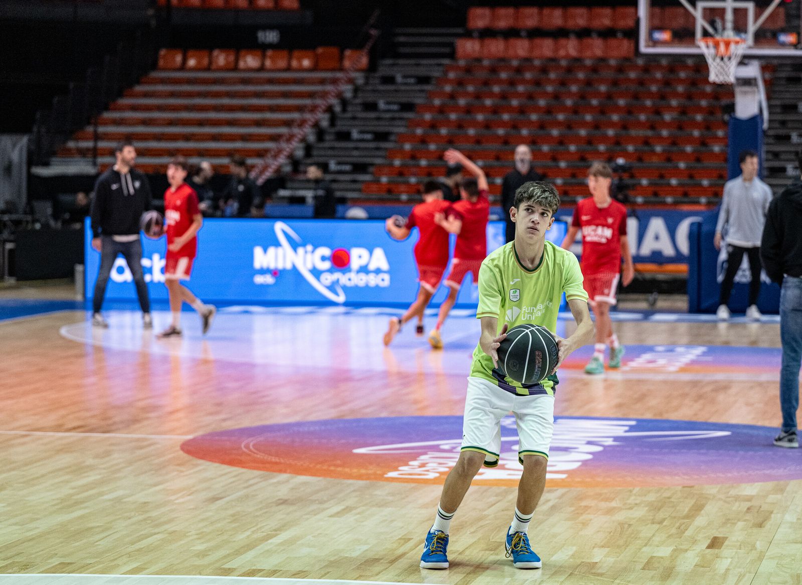 La celebración del Unicaja por acceder a la Minicopa