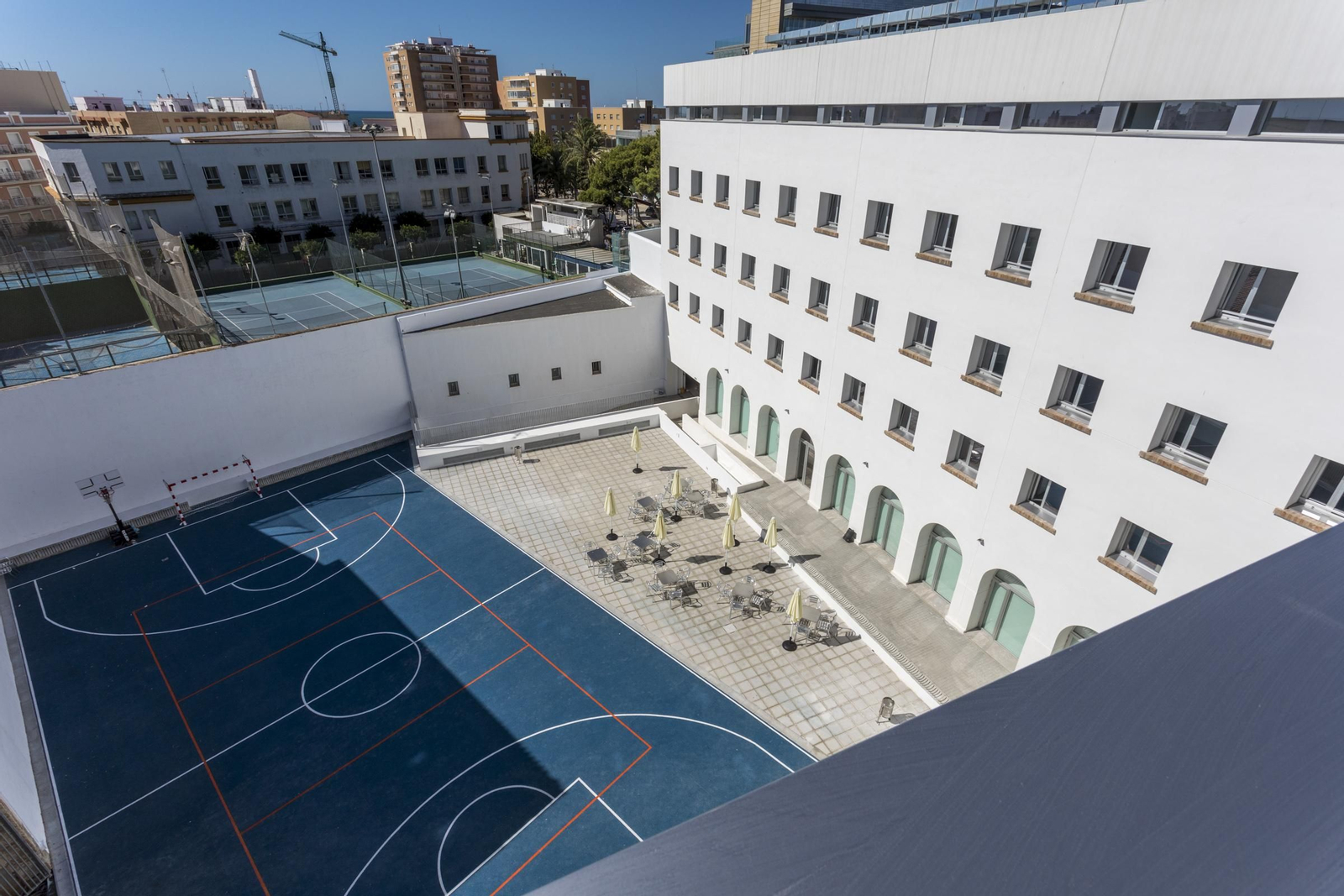 Imágenes del rehabilitado Colegio Mayor