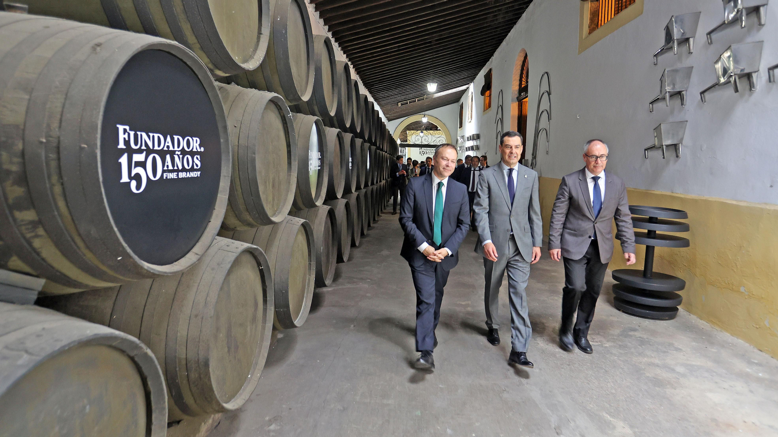 Juanma Moreno en la celebración del 150 aniversario de Fundador