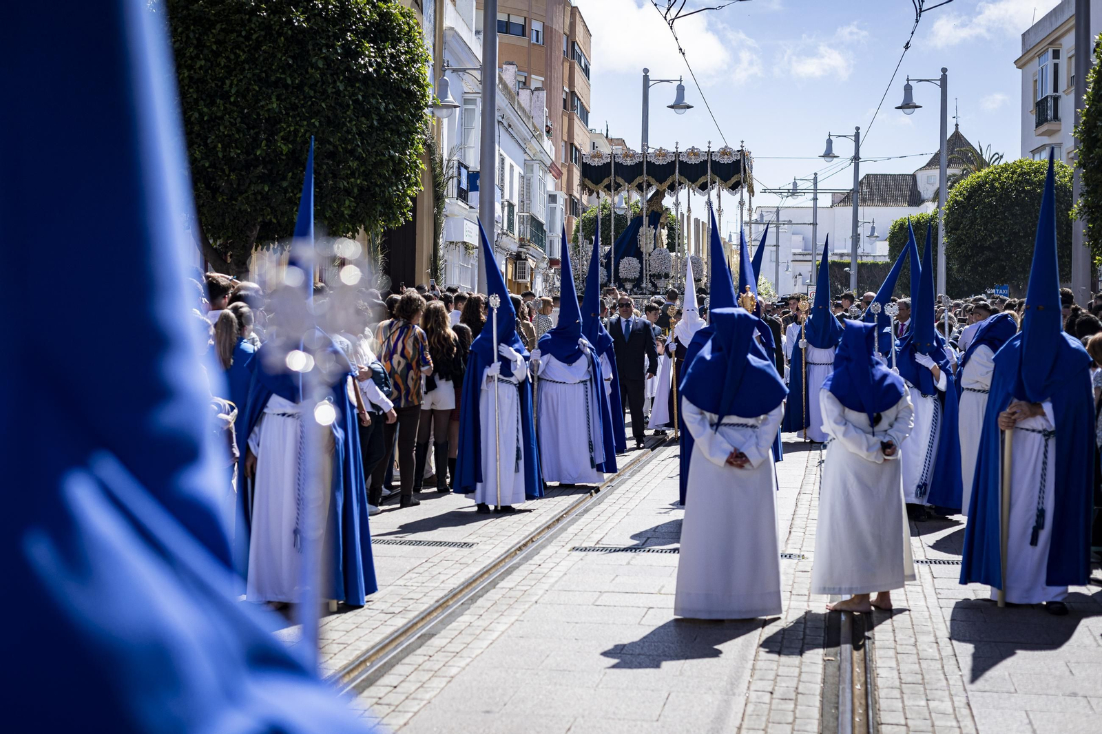 Las imágenes de la hermandad de Cristo Rey (Borriquita) en la Semana Santa de San Fernando 2025