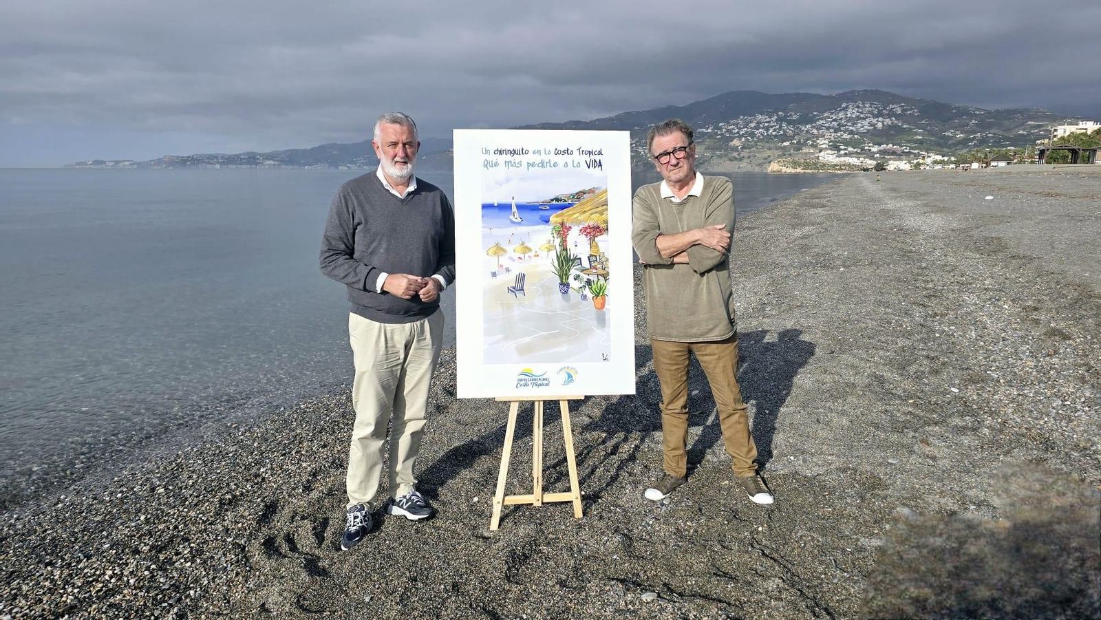 Francisco Trujillo y Colin Bertholet durante la presentación de la nueva imagen del colectivo