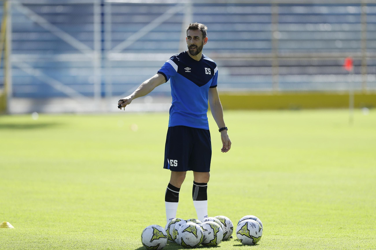 David Dóniga, seleccionador de El Salvador.