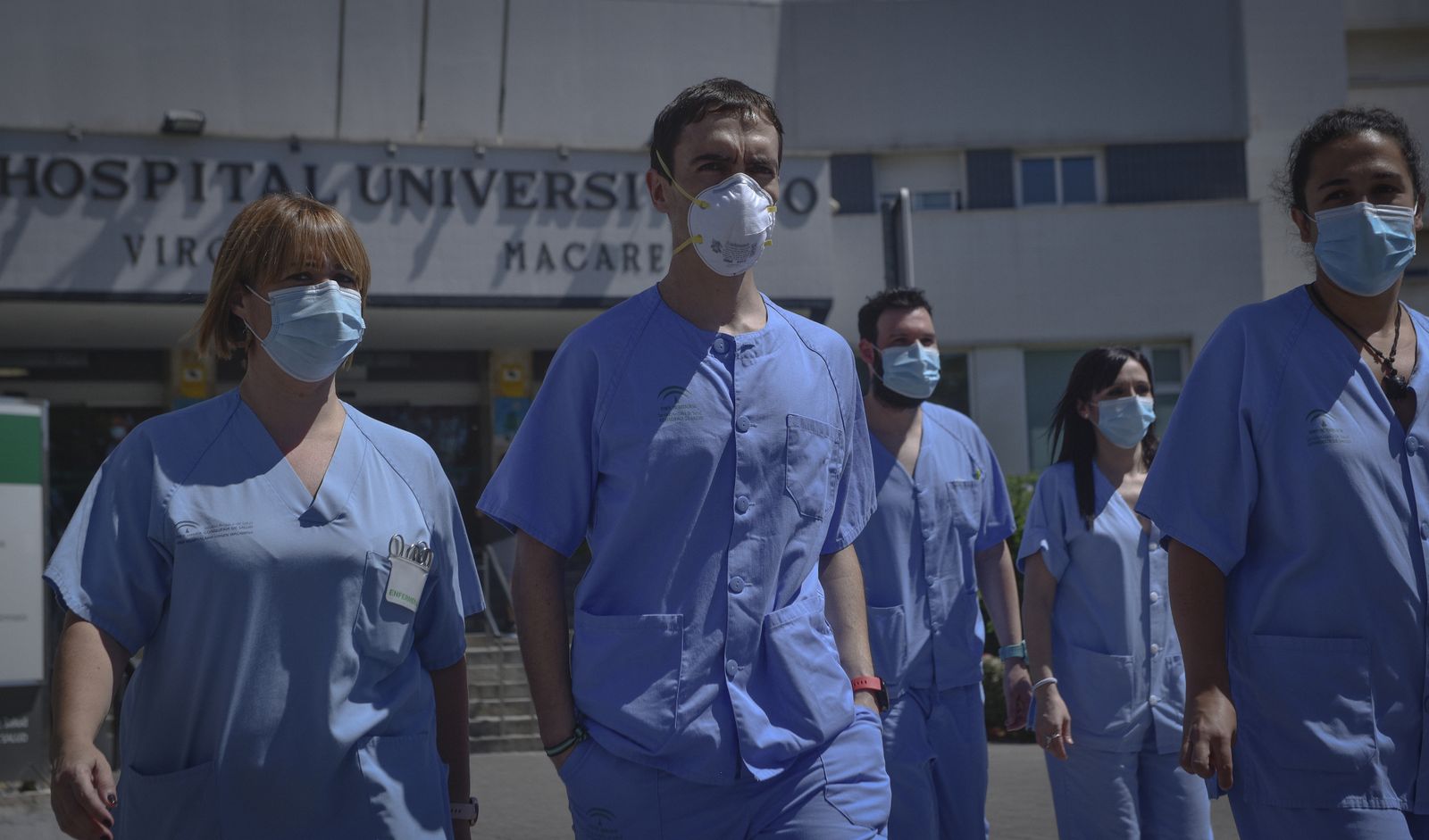 Las imágenes de la manifestación de Marea Blanca