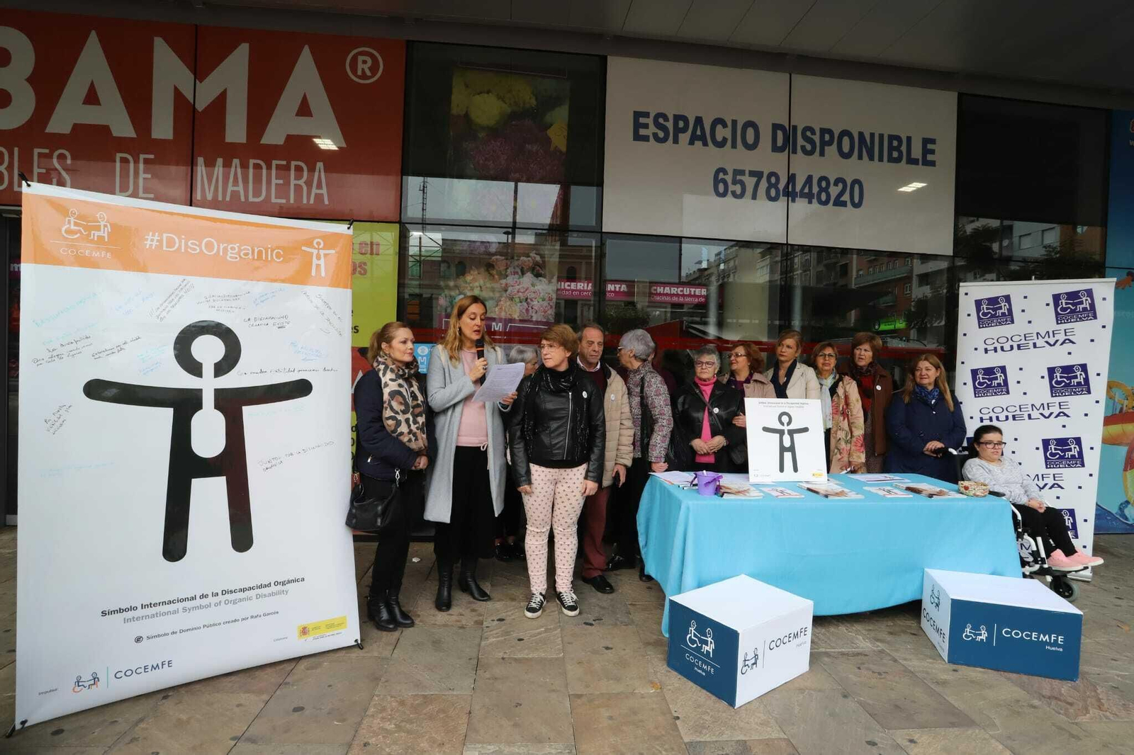 Lectura del manifiesto sobre la discapacidad orgánica.