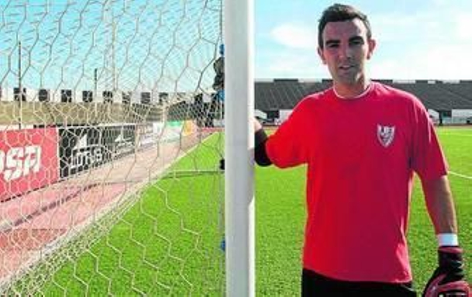 José Manuel Camacho, en el Municipal de La Línea.