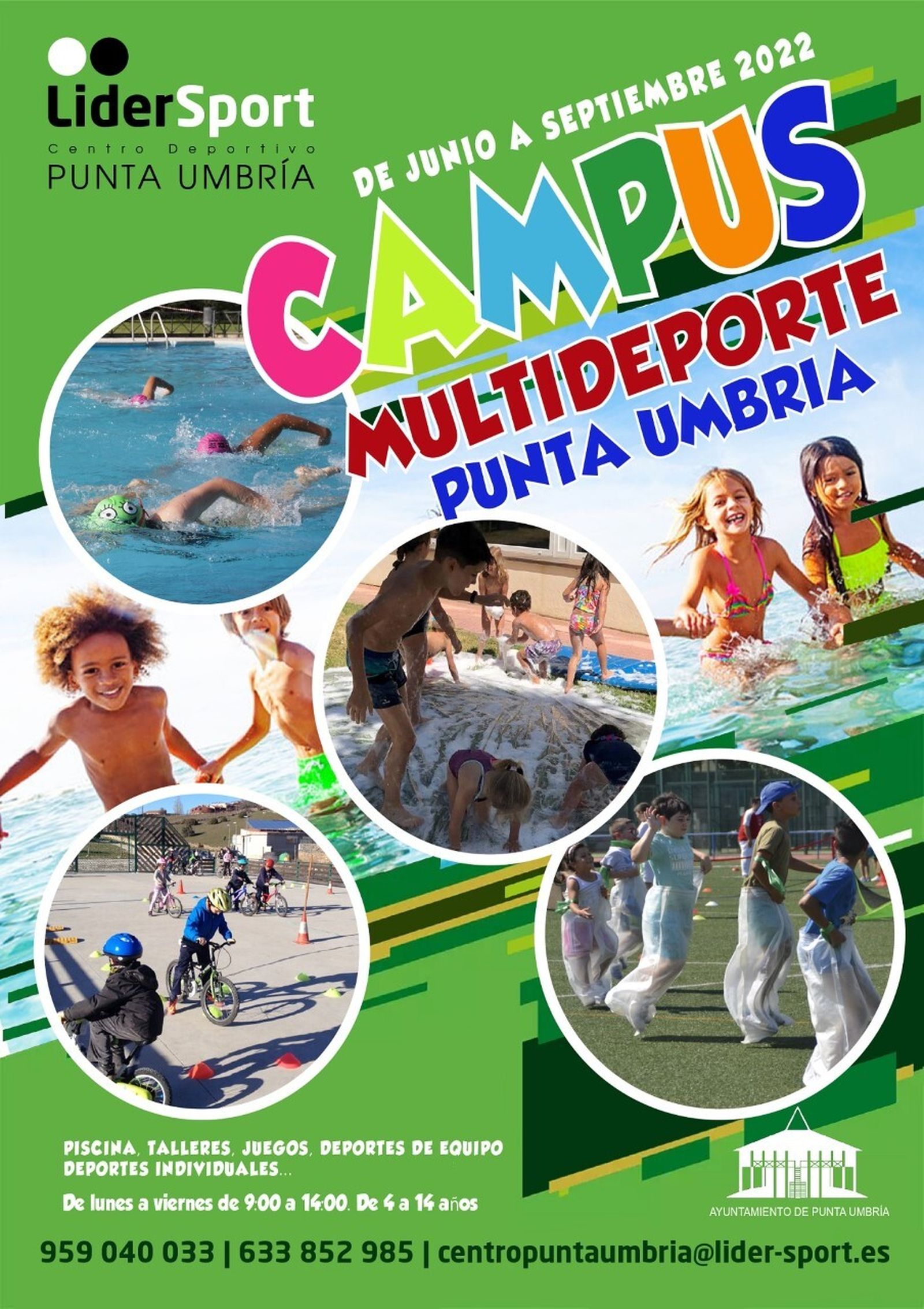 Los campus complementan la oferta deportiva de Punta Umbría en verano.