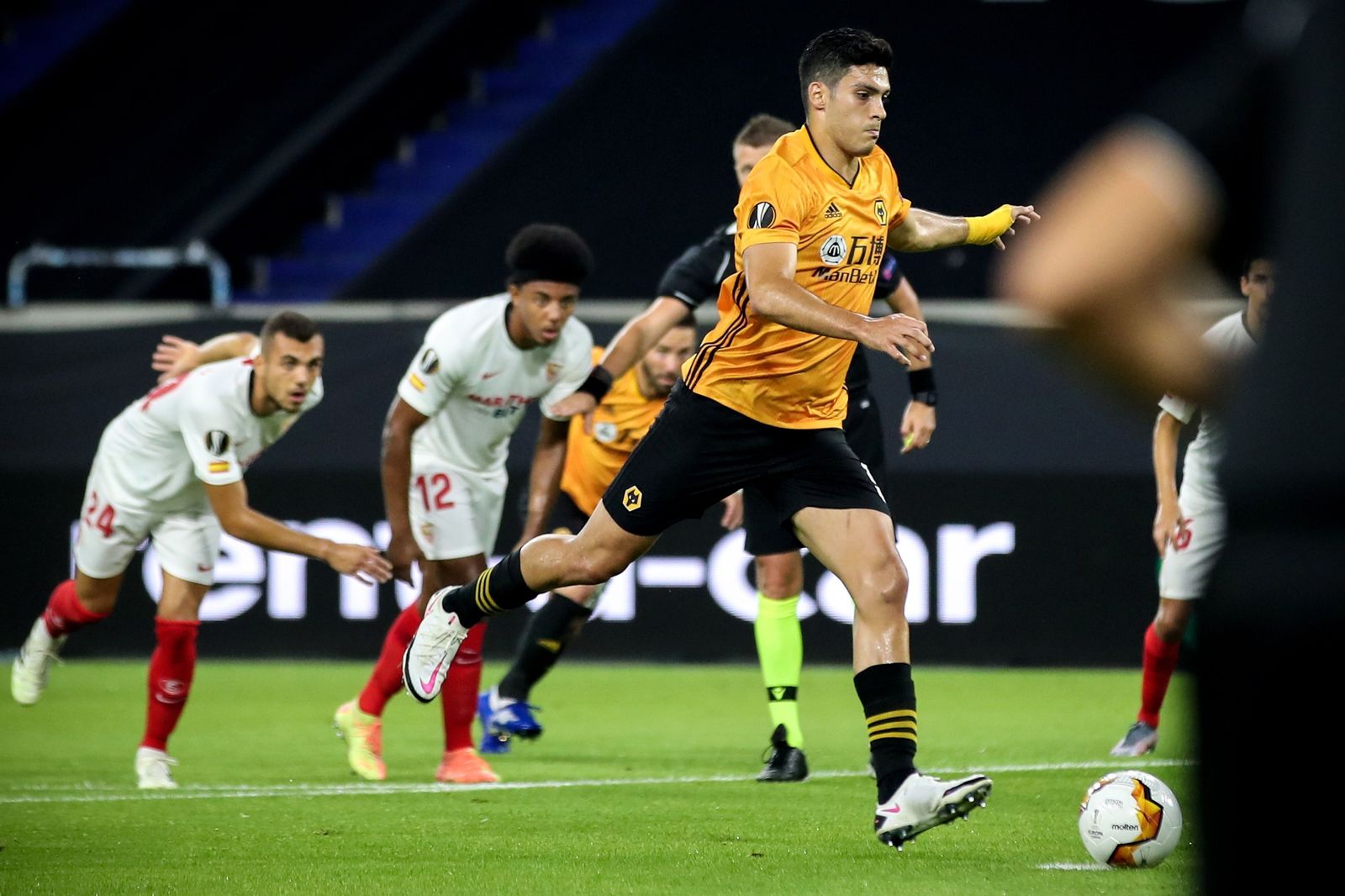 Las imágenes del Wolverhampton-Sevilla