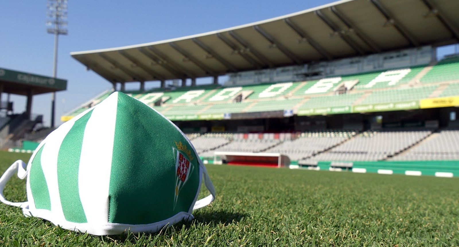 La mascarilla del Córdoba CF.