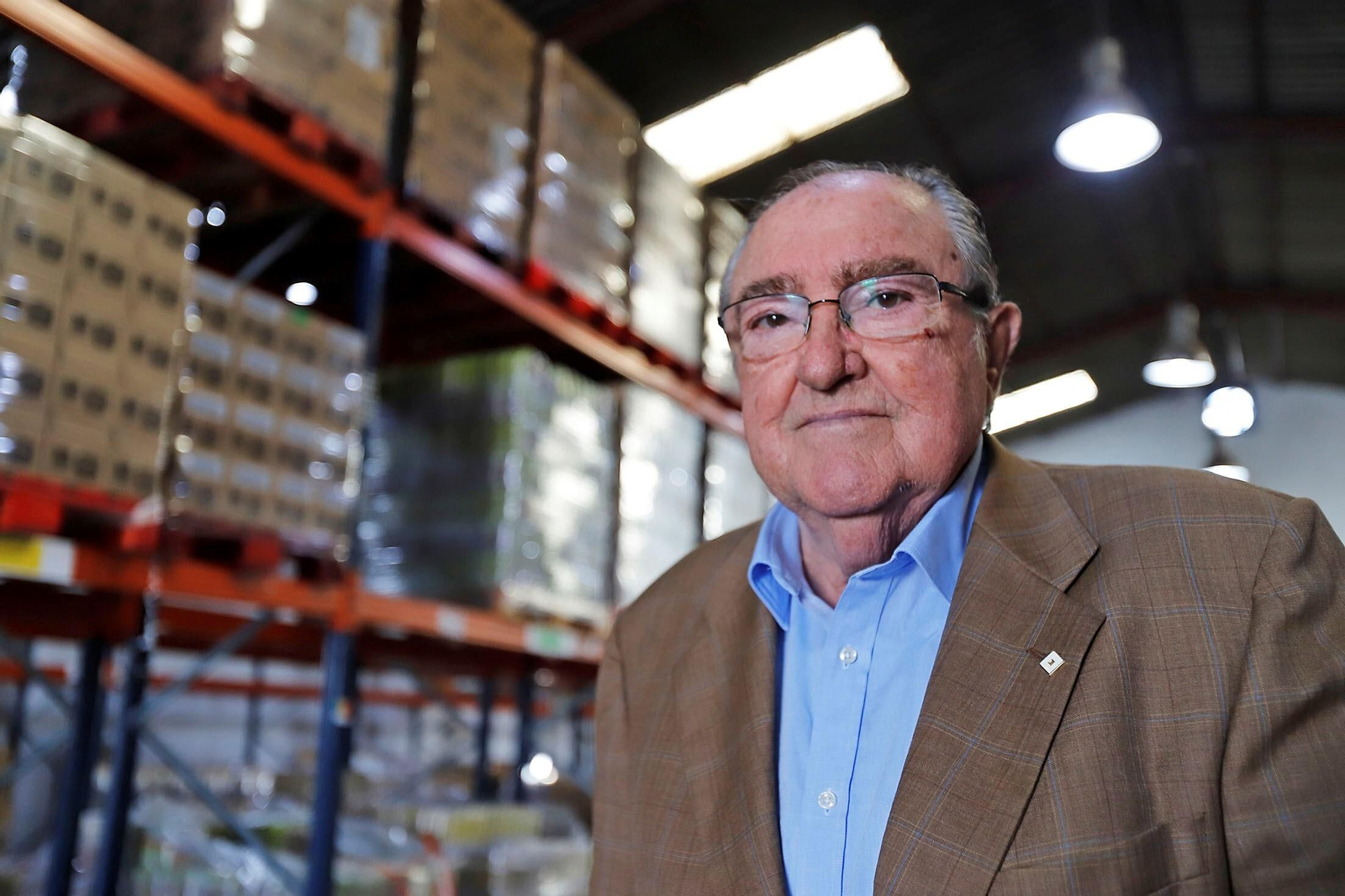 Juan Manuel Díaz Cabrera, presidente del Banco de Alimentos.