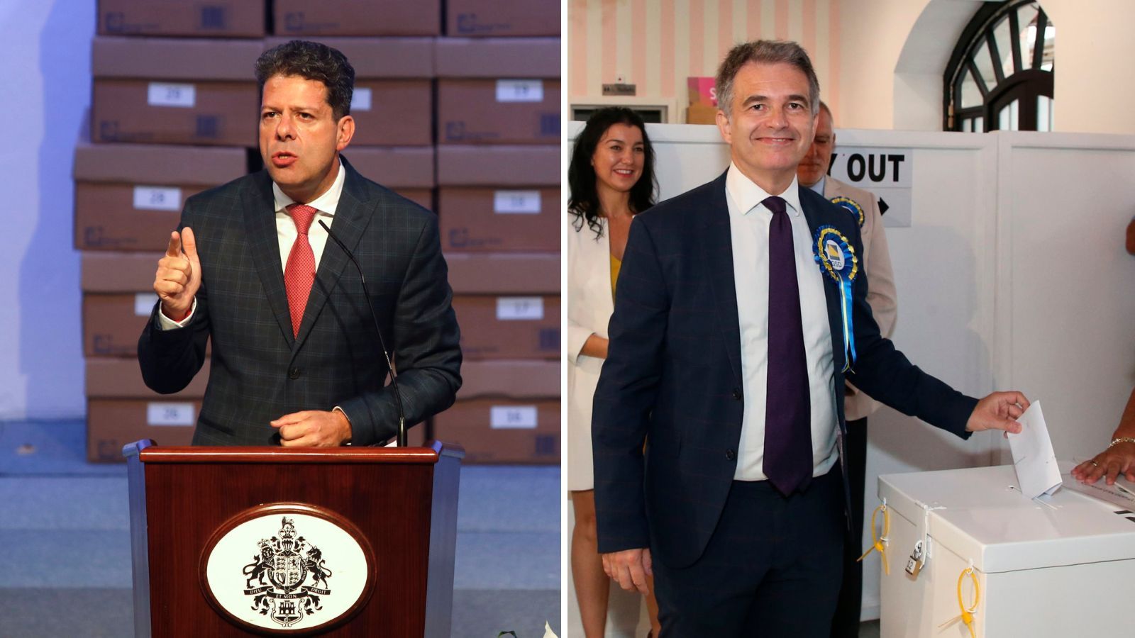 Fabián Picardo y Keith Azopardi.