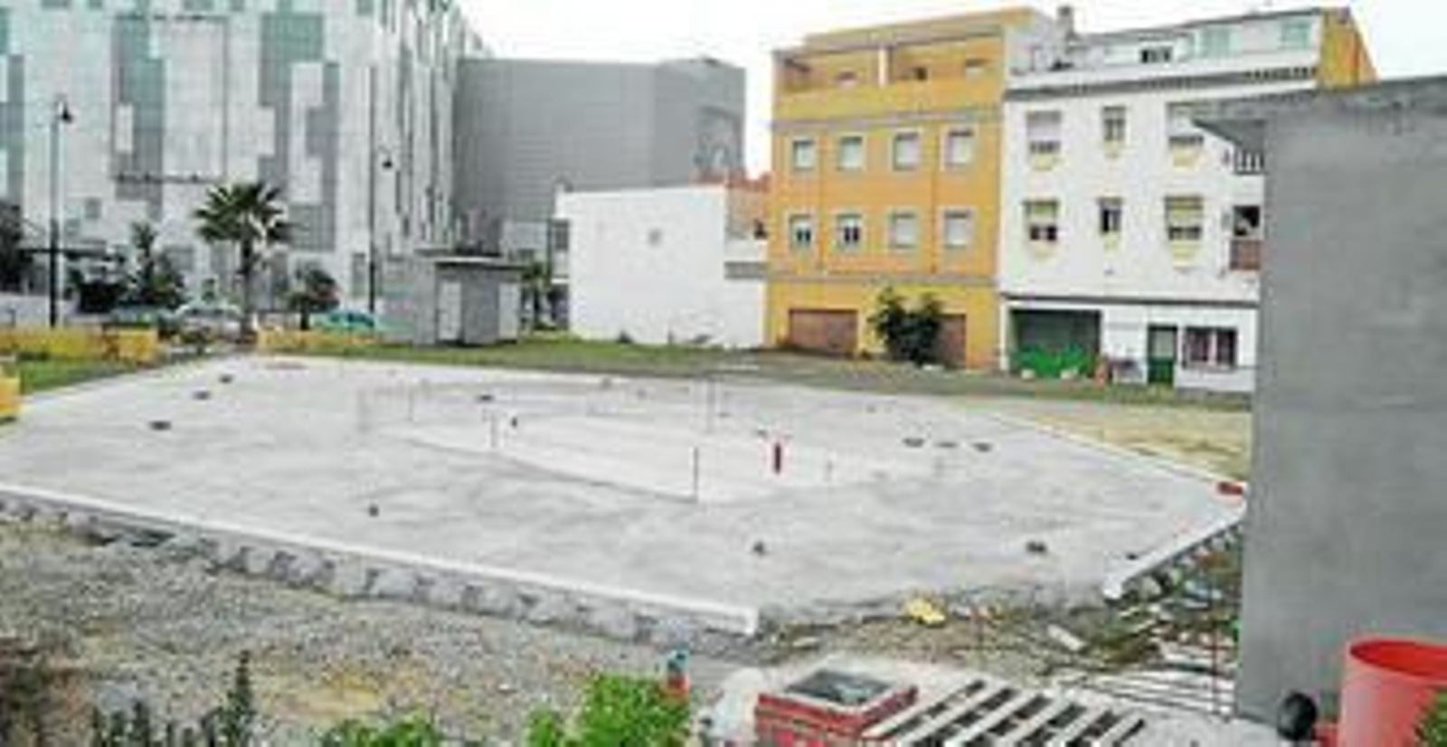 Parcela en la que se prevé la construcción del parque.