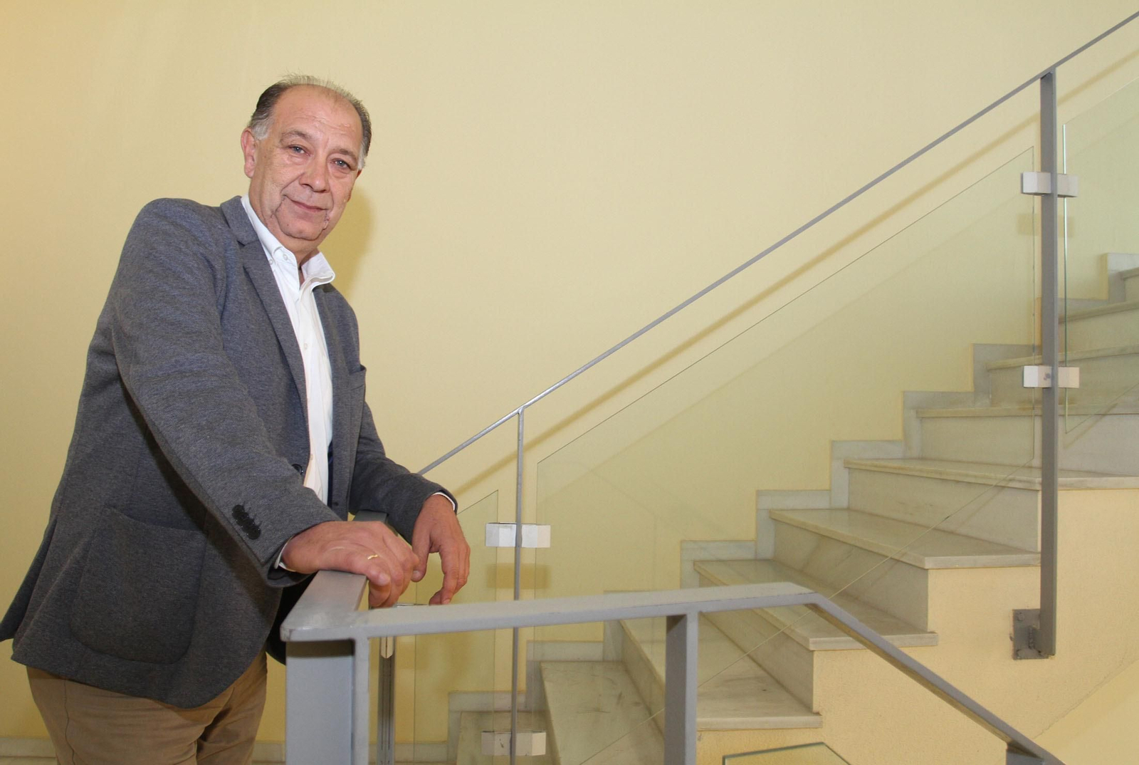 El presidente de Huelva Comercio, Antonio Gemio