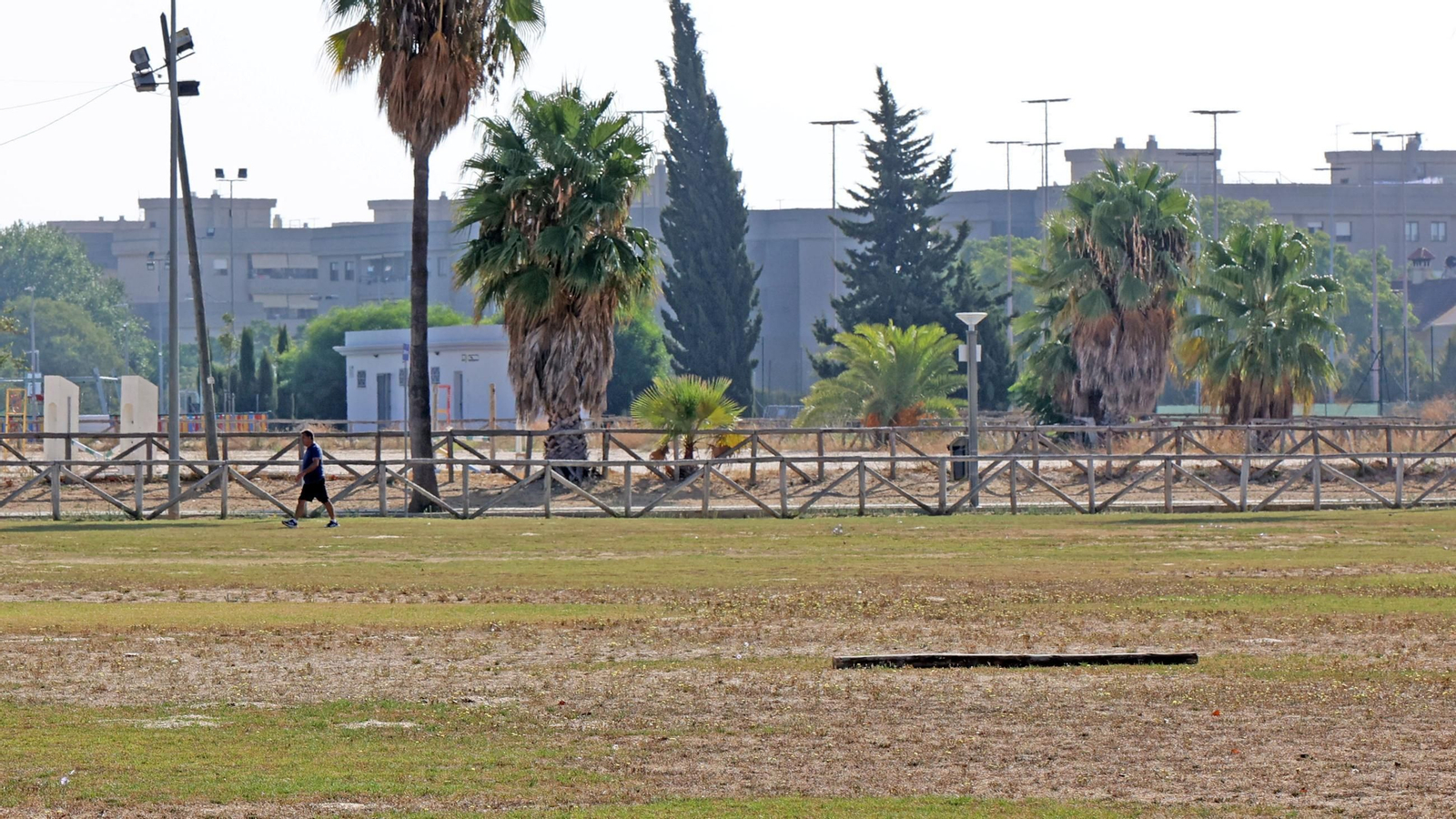 Este es el estado en que se encuentra la Pradera de Chapín en Jerez