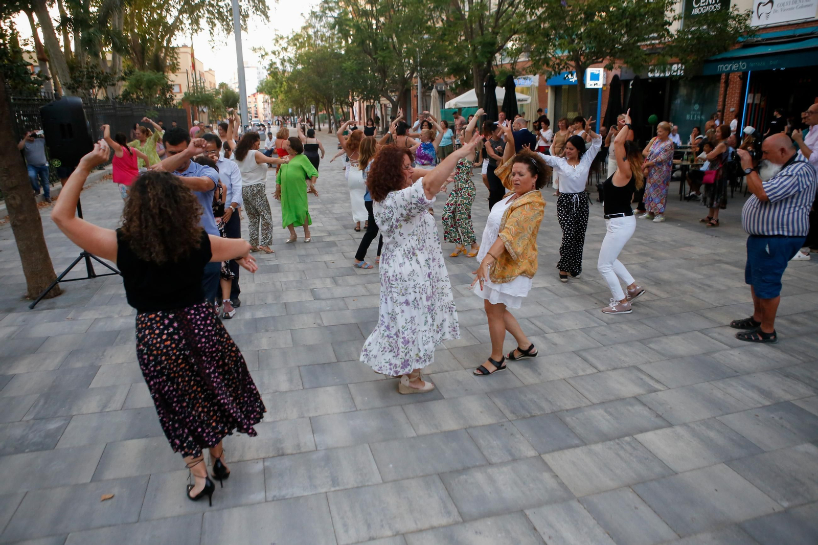 Fotos del flashmob de baile flamenco de Mercedes Alcalá y David Lozano