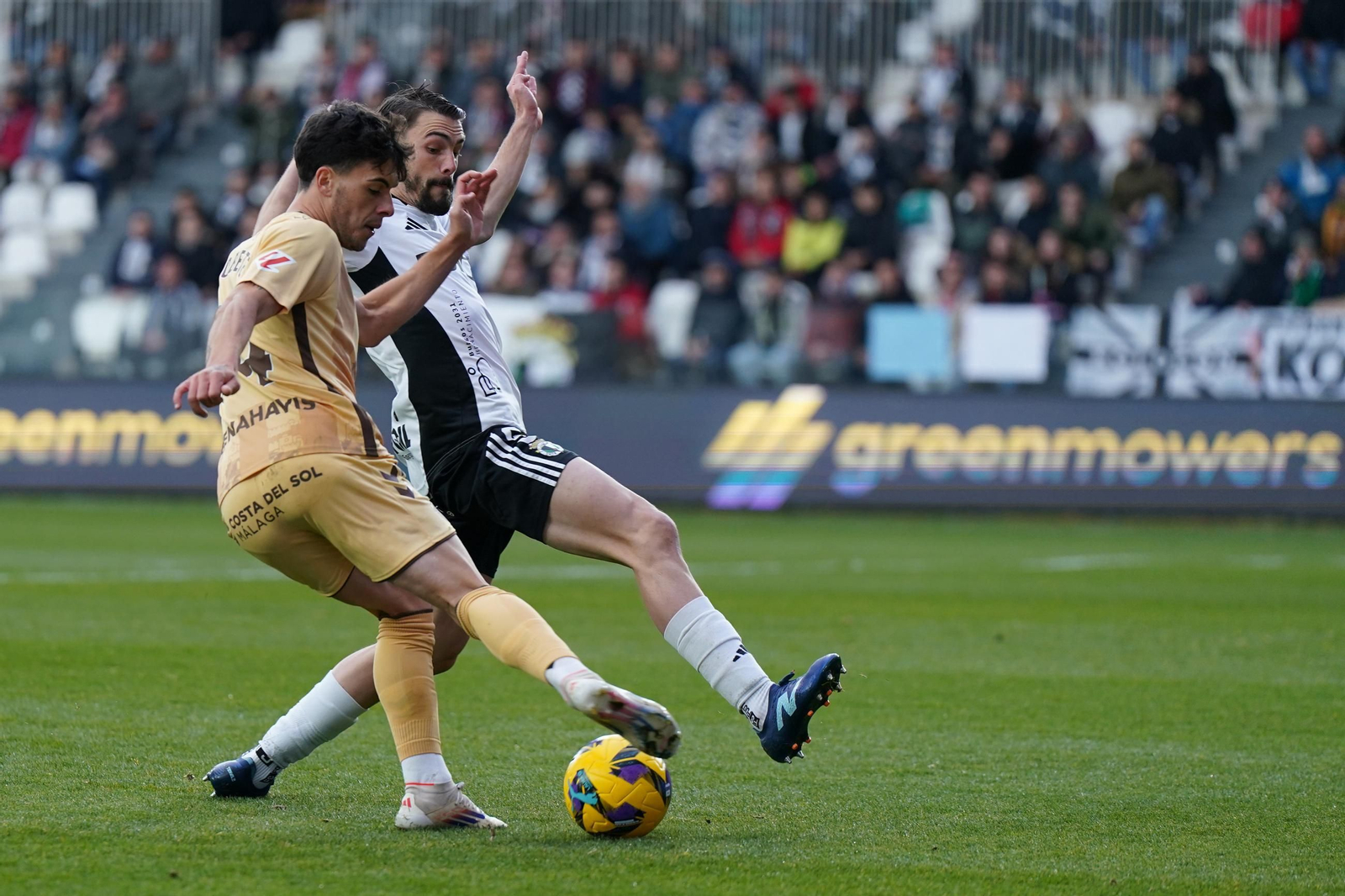 El Burgos-Málaga CF, en fotos