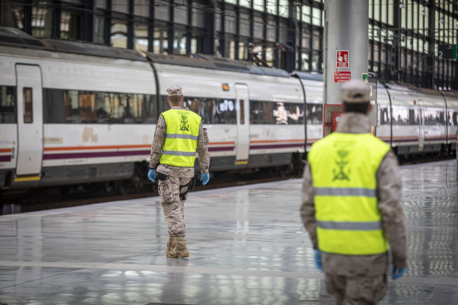 Presencia de ila Infanteria de Marina en Cádiz