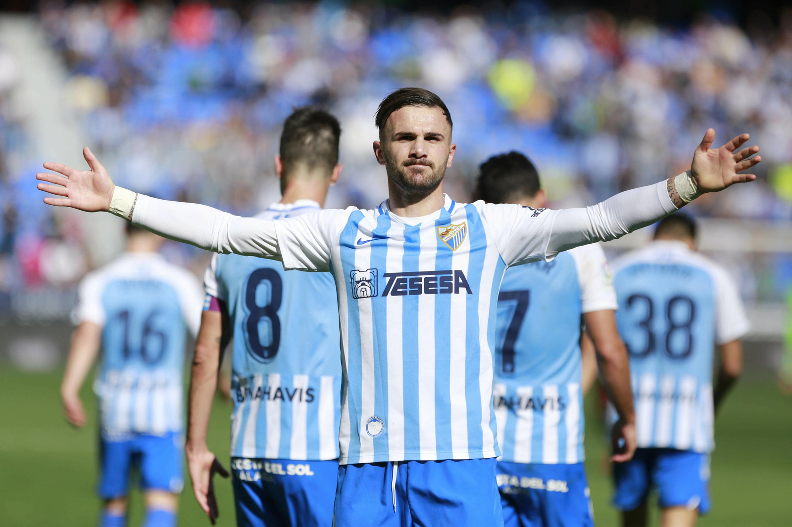Las imágenes del Málaga CF - Mirandés Las imágenes del Málaga CF - Mirandés