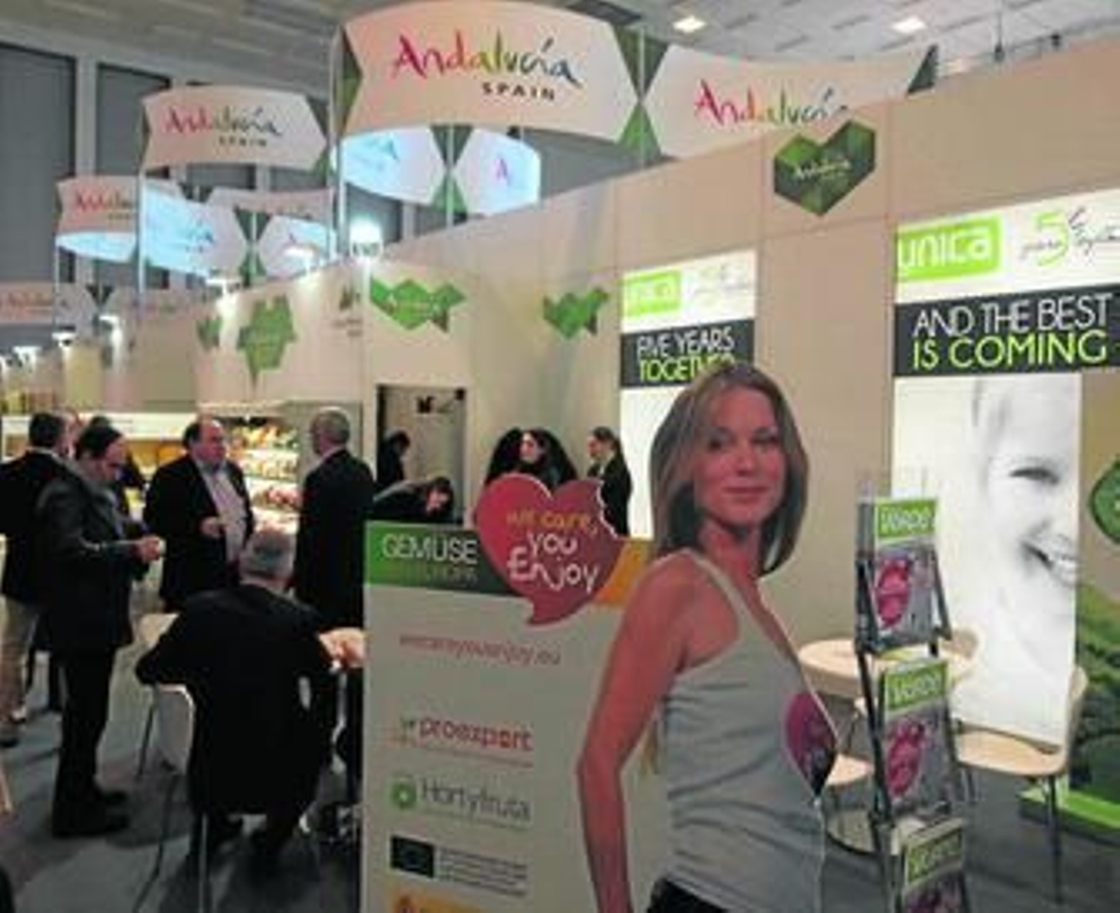 Expositor de Unica Group en la pasada edición de Fruit Logistica en Berlín.