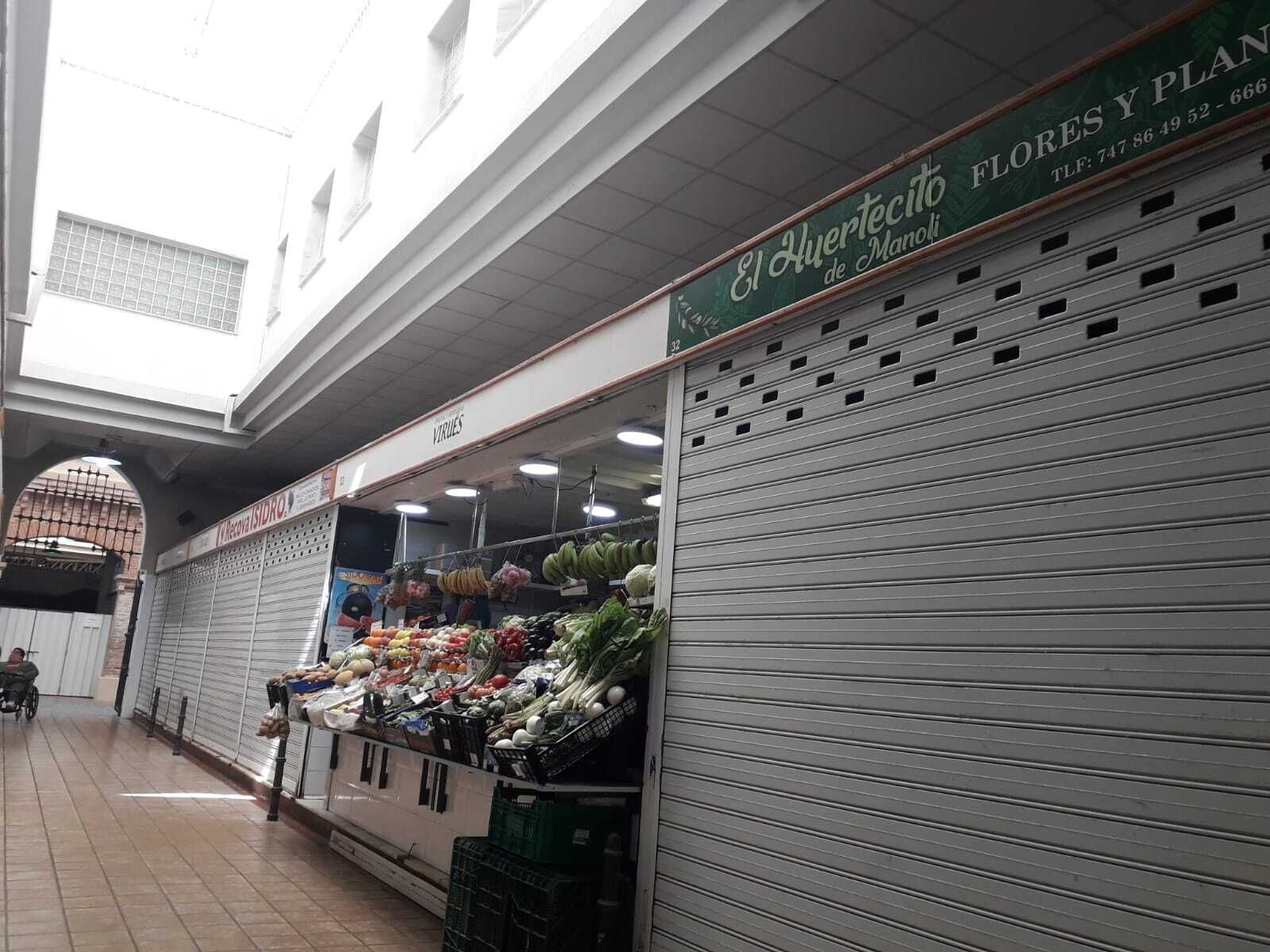 Interior del Mercado Central de San Fernando.