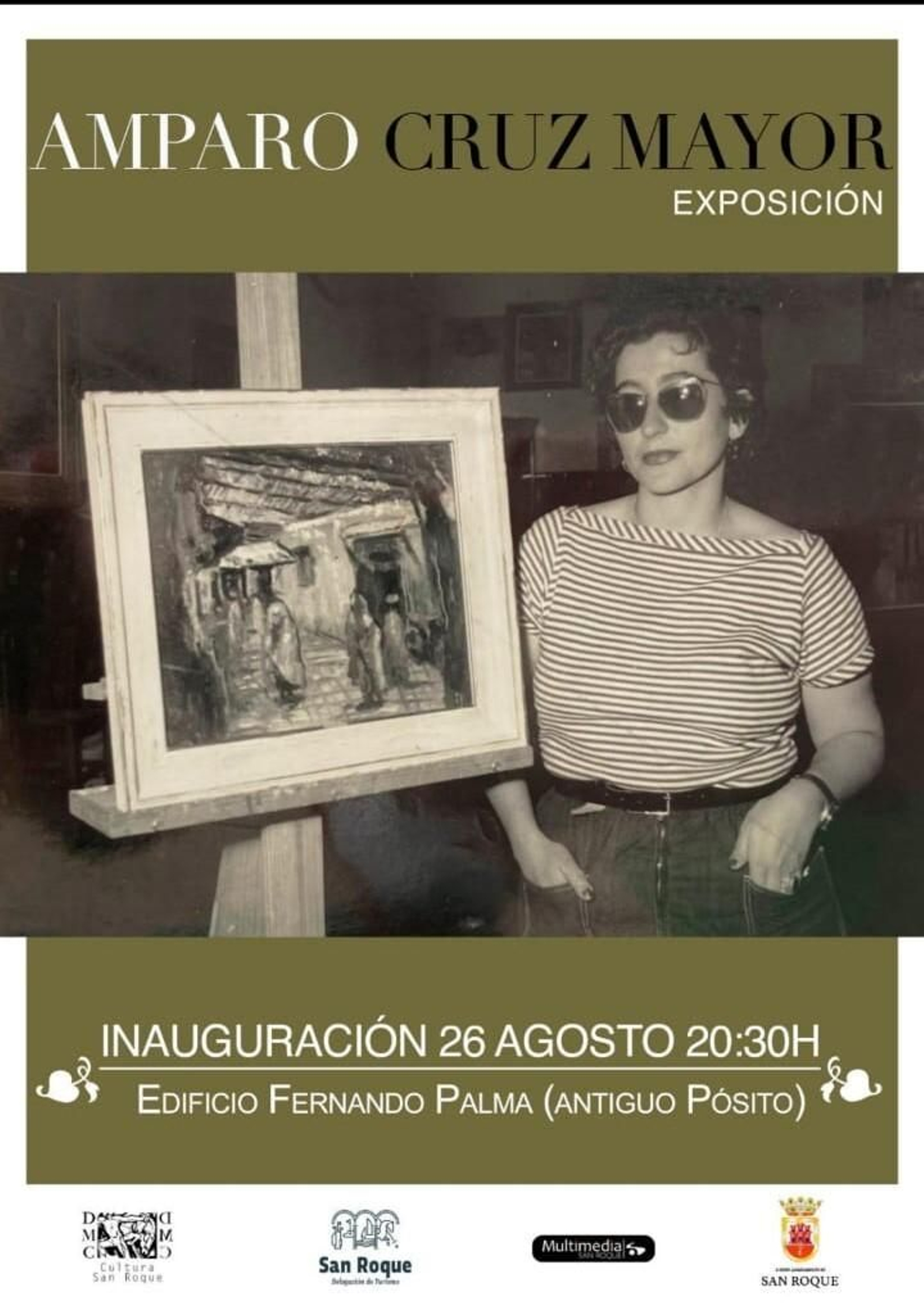 Cartel de la exposición de Amparo Cruz Mayor.