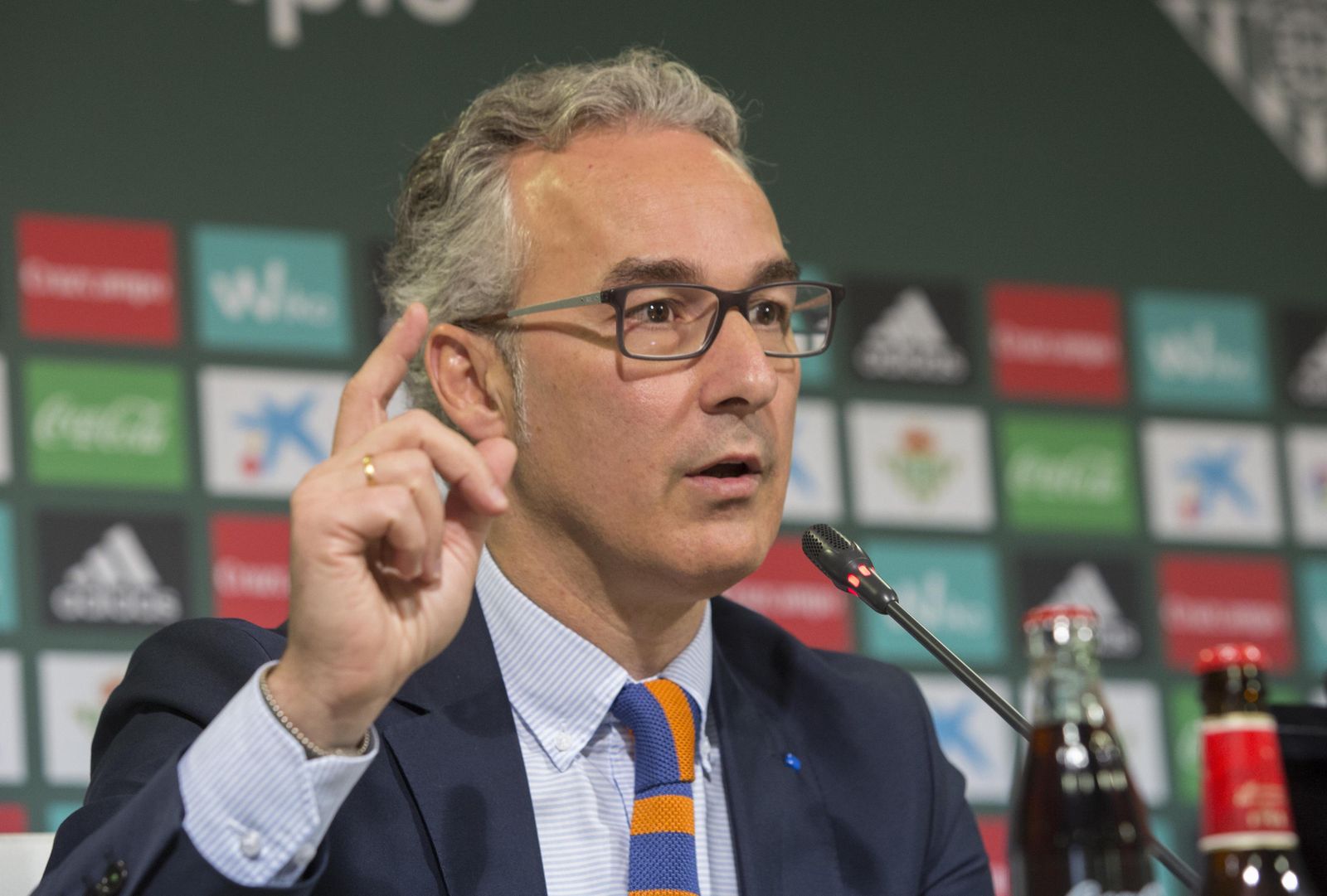 Miguel Torrecilla, durante la conferencia de prensa de balance del primer tercio.